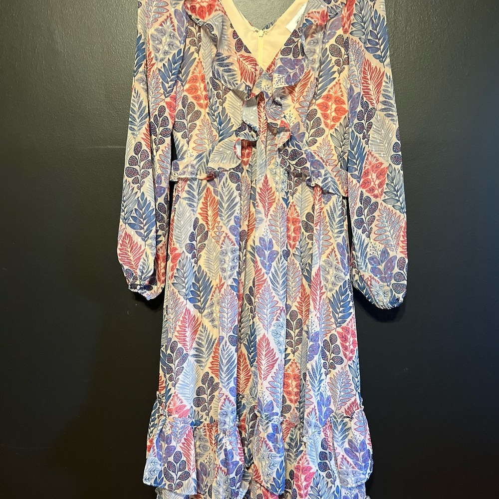 Greylin Kenzie Ruffle Maxi Dress